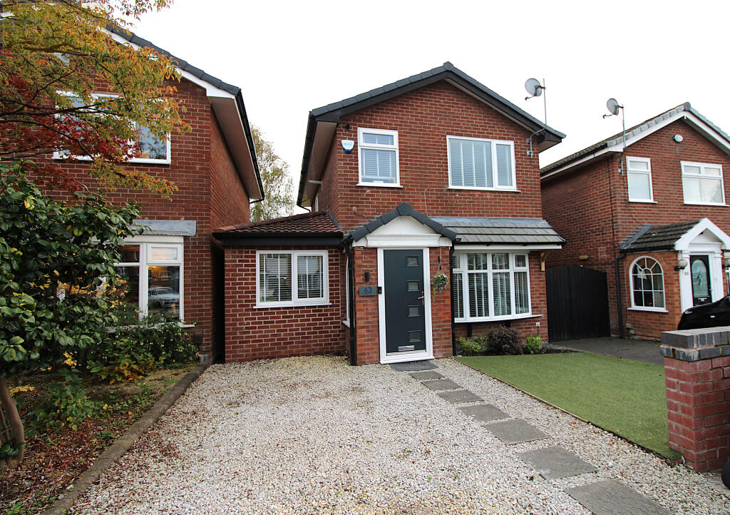 3-bed detached on Dunster Drive, Flixton, £415,000