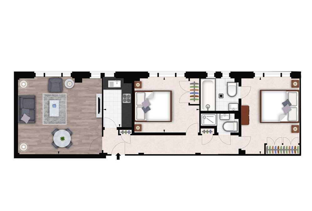 2 bedroom apartment for rent
