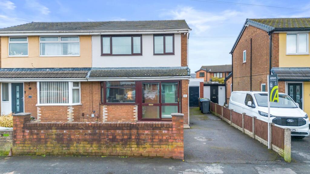 3-bed semi-detached on Greenbank, Abram, WN2, £195,000