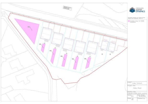 23-026-20A Drainage Layout Overlayed ECO90 Locatio
