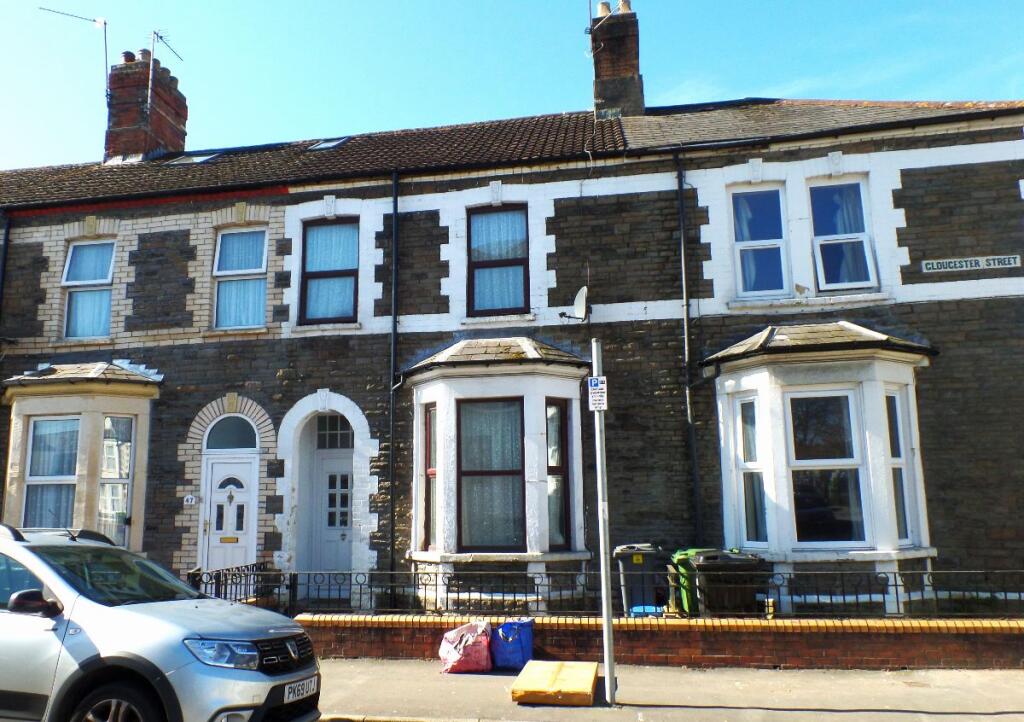 3-bed terraced on Gloucester Street, Riverside, Cardiff, £260,000