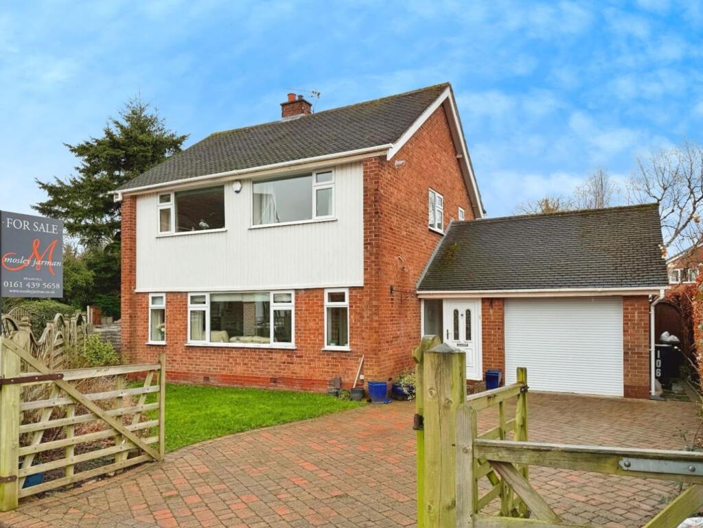 3-bed detached on Northcote Road, Bramhall, SK7, £650,000