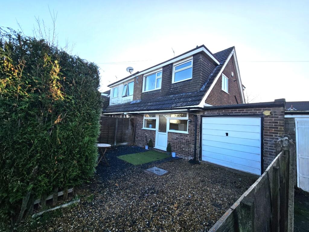 3-bed semi-detached on Haddon Close, Macclesfield, SK11, £225,000