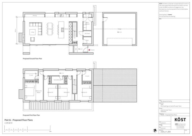 Plot 01 - Proposed Floor Plans