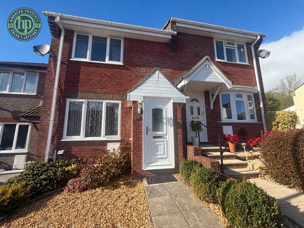 2-bed terraced on Barn Close, Woodlands, Ivybridge, £220,000