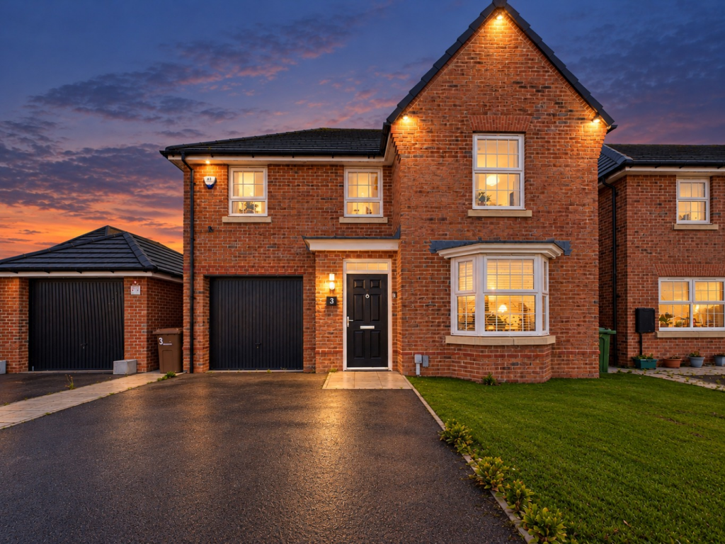 4-bed detached on Mohave Drive, Formby, Merseyside, L37 6FQ, £415,000