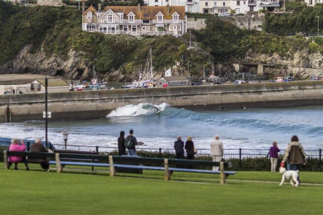 Towan Beach overlooking the Killacourt