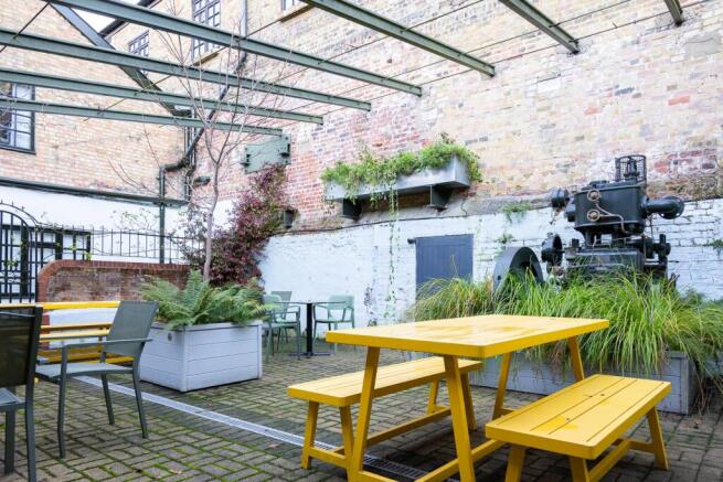 Mill Cafe rear courtyard