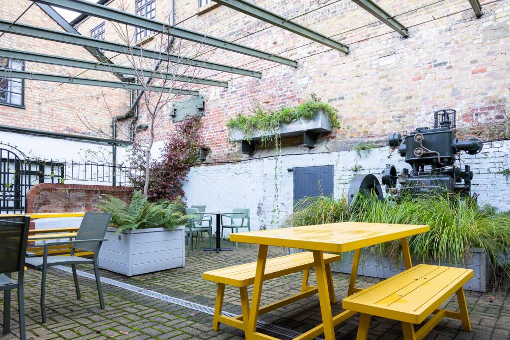 Mill Cafe rear courtyard