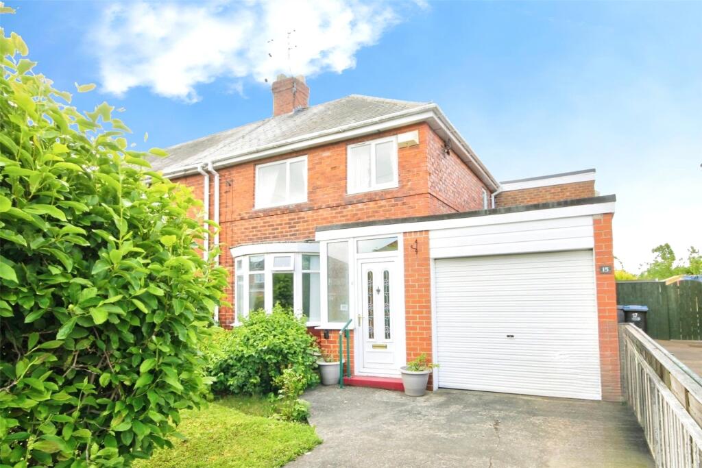 3-bed semi-detached on Appledore Gardens, Chester Le Street, County Durham, DH3, £235,000