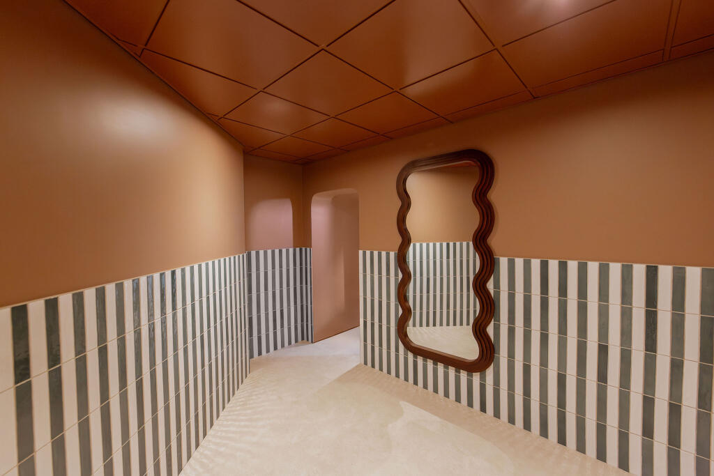 Communal bathroom space