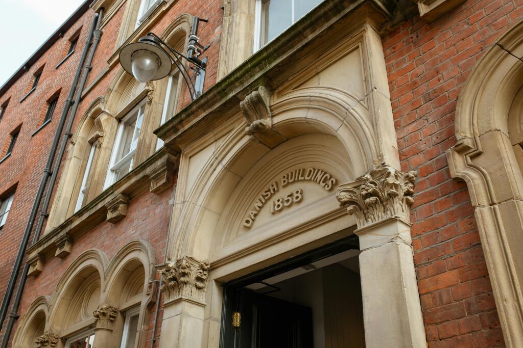 Danish Buildings & Bayles House Exterior