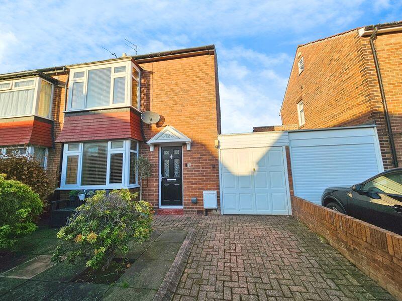 2-bed semi-detached on Nether Riggs, Bedlington, £190,000
