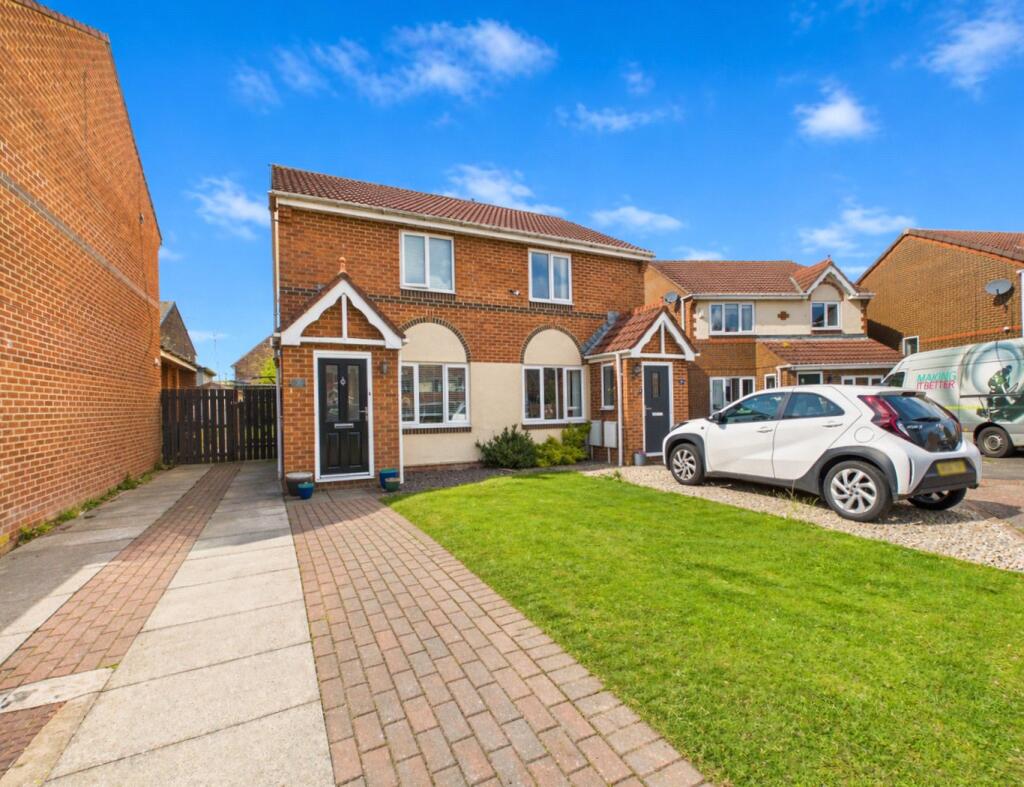 2-bed semi-detached on Meadow Green, Spennymoor, DL16, £120,000