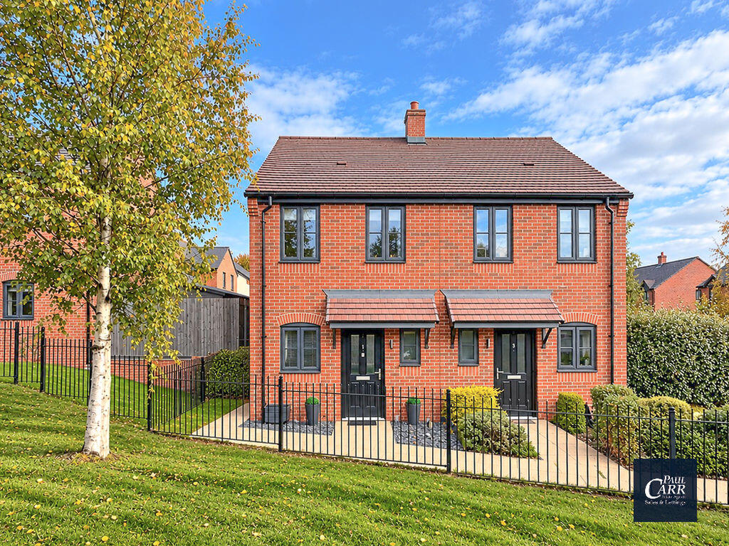 2-bed semi-detached on Thomas Lane, Lichfield, WS13 7TD, £250,000