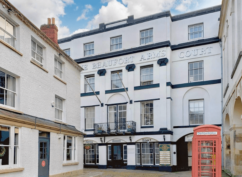 Main image of property: PROMINENT HIGH STREET Premises Unit 8, Beaufort Arms Court, Monmouth, Monmouthshire, NP25 3UA