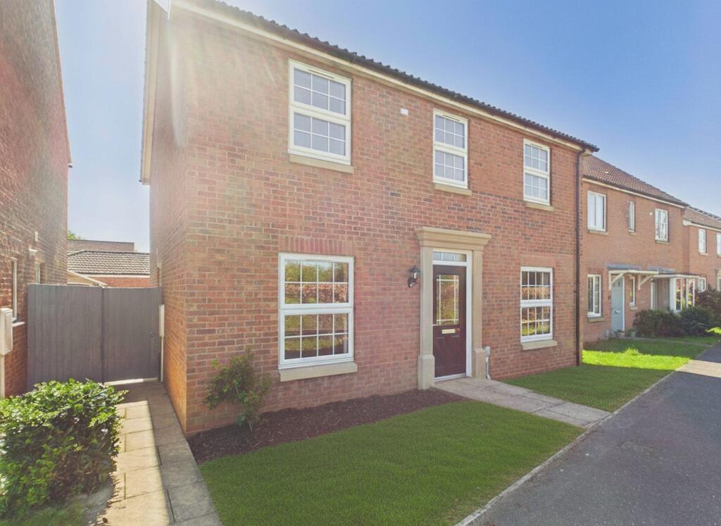 4-bed detached on Mallard Way, Market Rasen, LN8, £295,000