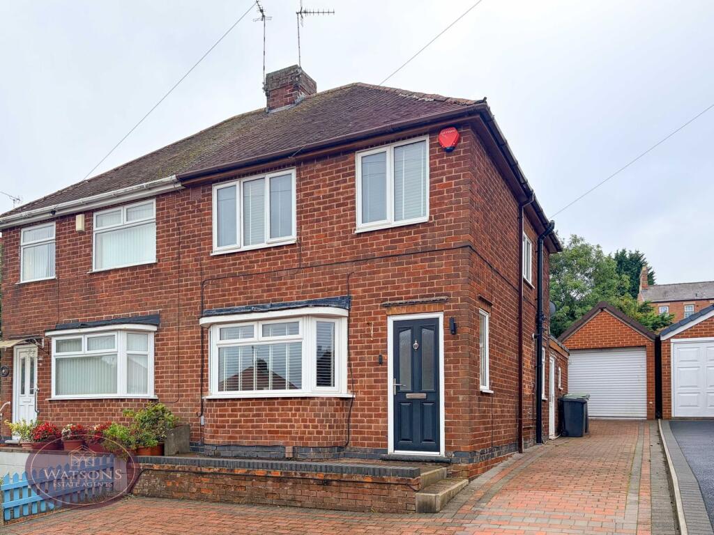 3-bed semi-detached on Grange View, Eastwood, Nottingham, NG16, £210,000