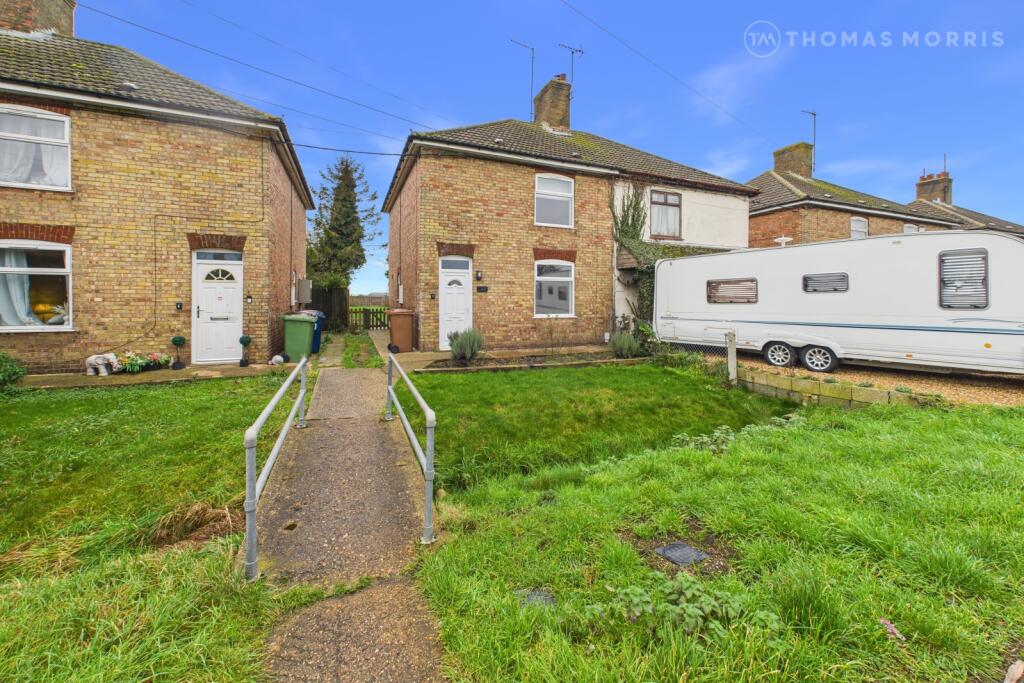 3-bed semi-detached on Ramsey Road, Pondersbridge, Ramsey, Huntingdon, Cambridgeshire, PE26, £230,000