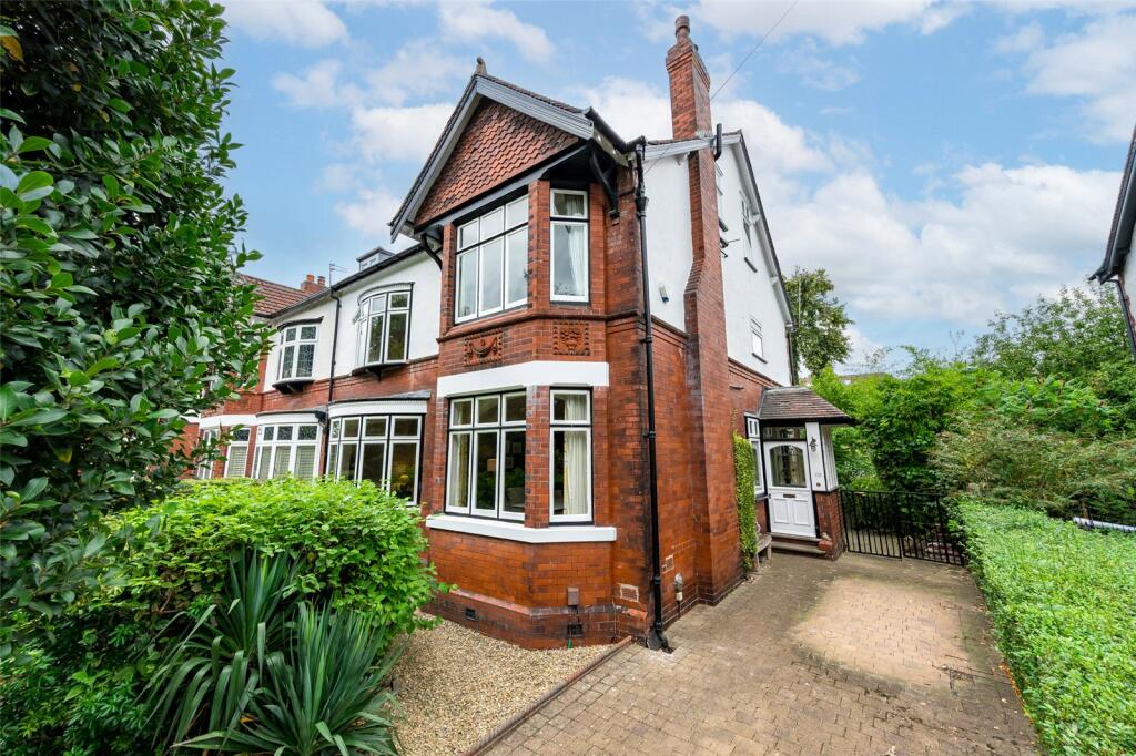 5-bed semi-detached on Buckingham Road, Heaton Moor, Stockport, SK4, £975,000