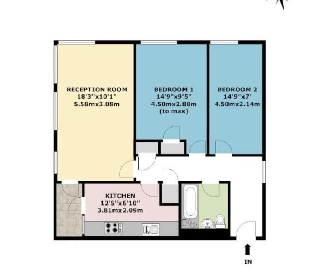 2 bedroom apartment for rent