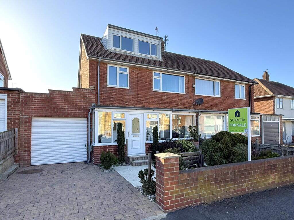 4-bed semi-detached on Warsett Road, Marske-By-The-Sea, TS11, £285,000