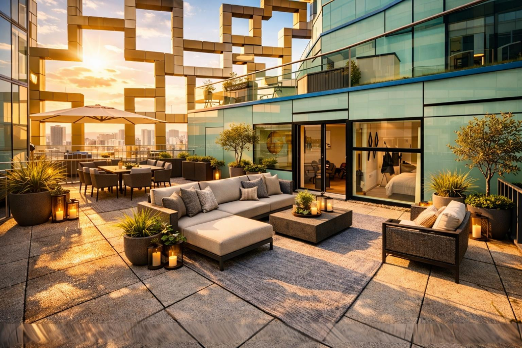 Main image of property: The Cube East, Wharfside Street, Birmingham - LARGEST TERRACE IN THE CUBE/ EX SHOWHOME