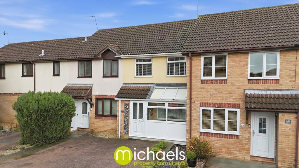 2-bed terraced on Albrighton Croft, Highwoods, Colchester, CO4, £250,000