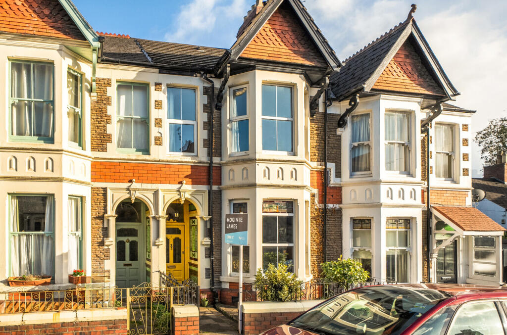 3-bed terraced on Mafeking Road, Cardiff, Roath, £450,000