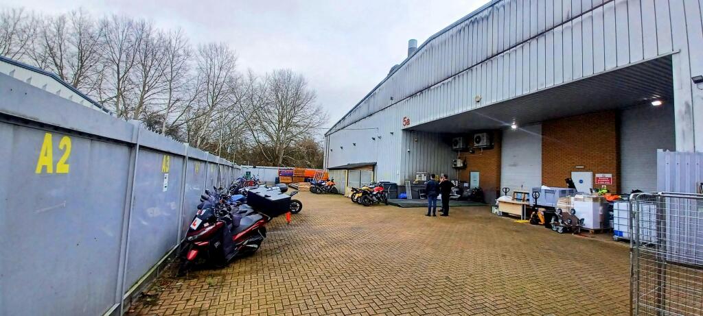 Unit 5, Alpha Way, Egham internal image, warehouse, industrial unit external secure yard to laoding doors.jpg