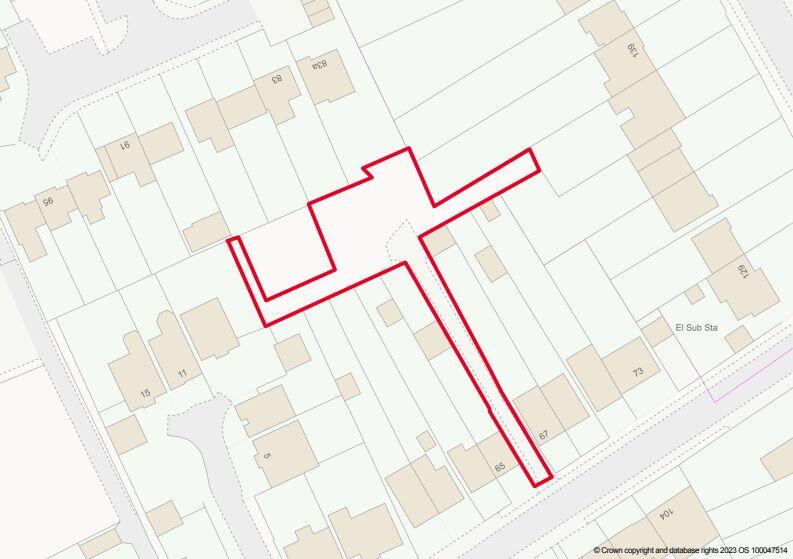 Land Rear of 65 & 67 Four Oaks Common Road, Sutton Coldfield, B74 4NW