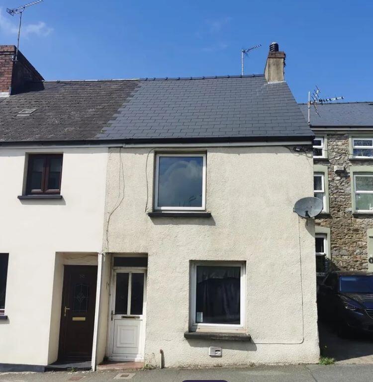 2-bed terraced on 58A Prendergast, Haverfordwest, SA61 2PP, £65,000
