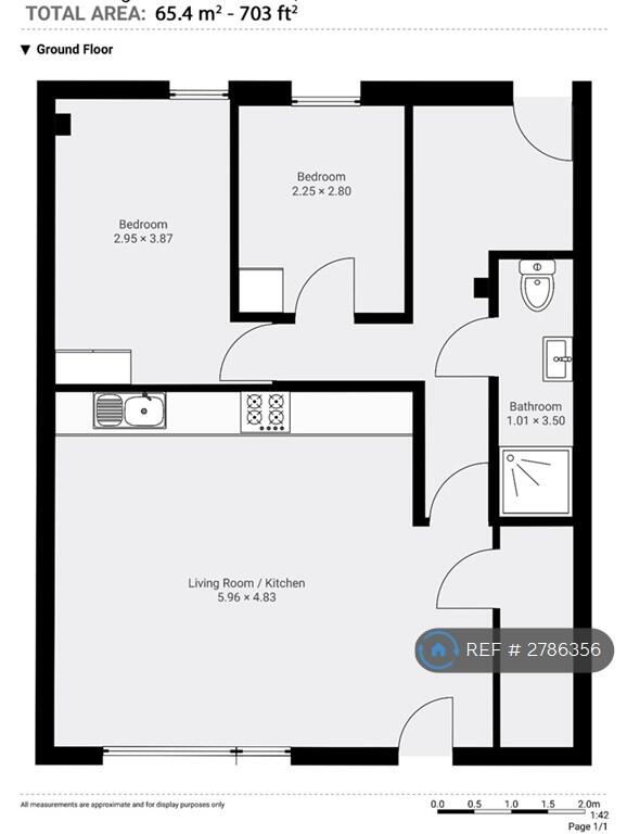 2 bedroom flat for rent