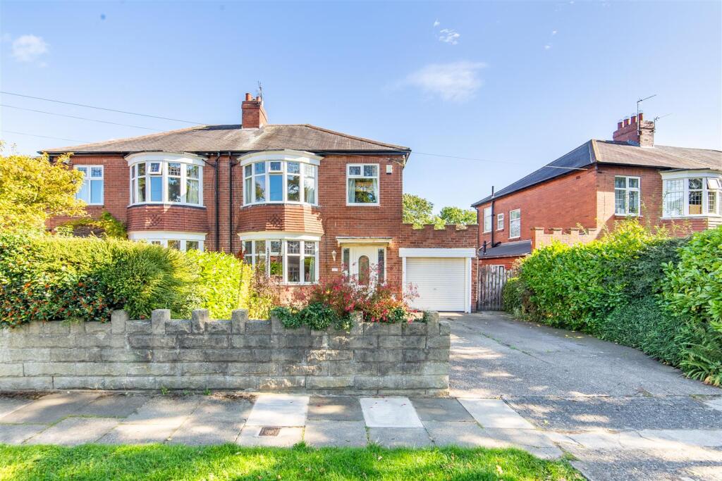 3-bed semi-detached on Studley Villas, Forest Hall, NE12, £345,000