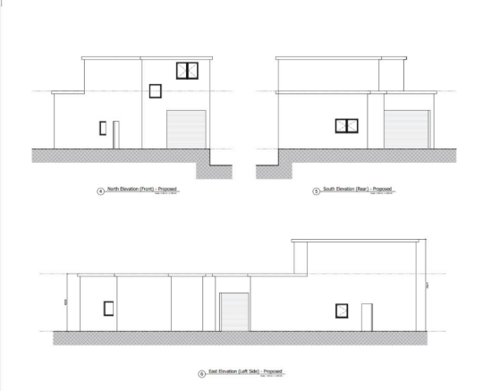 North, South, East Elevation