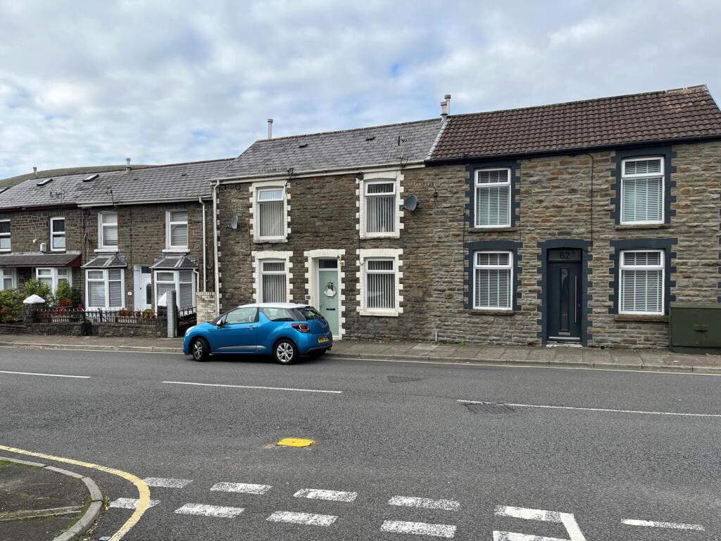2-bed terraced on Ogwy Street, Nantymoel, Bridgend, £95,000