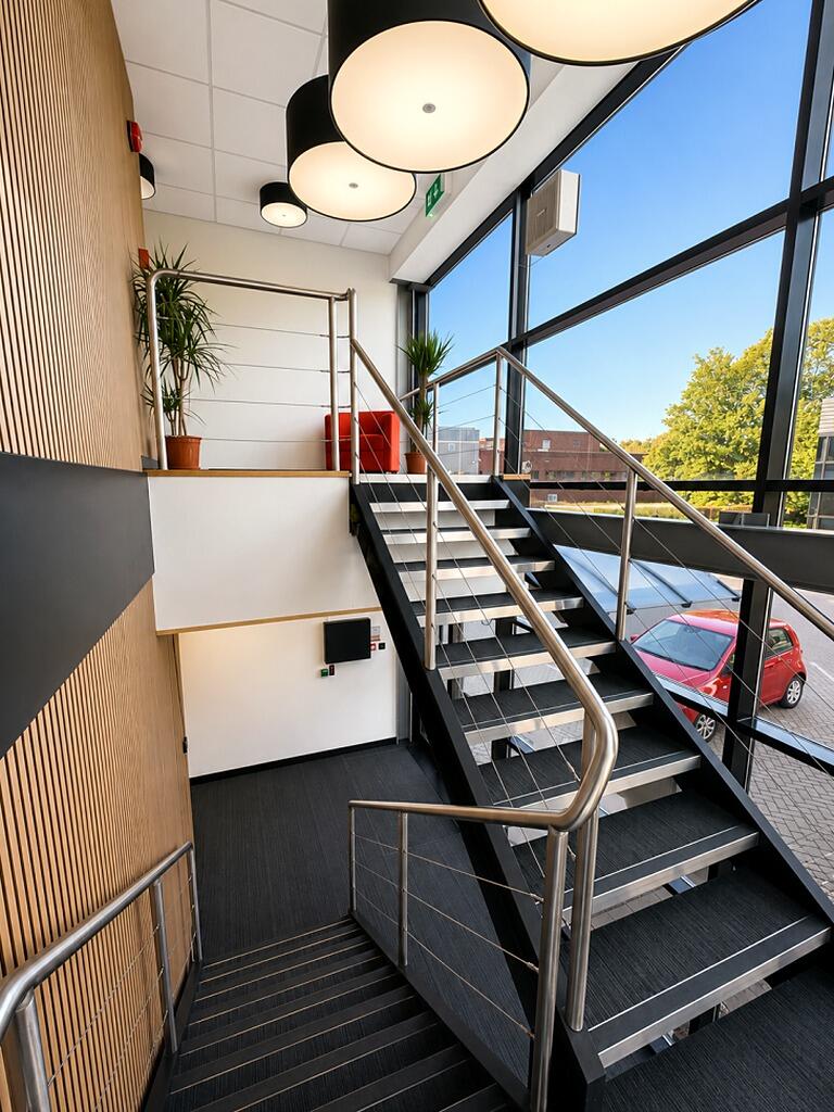 Glazed Stairwell