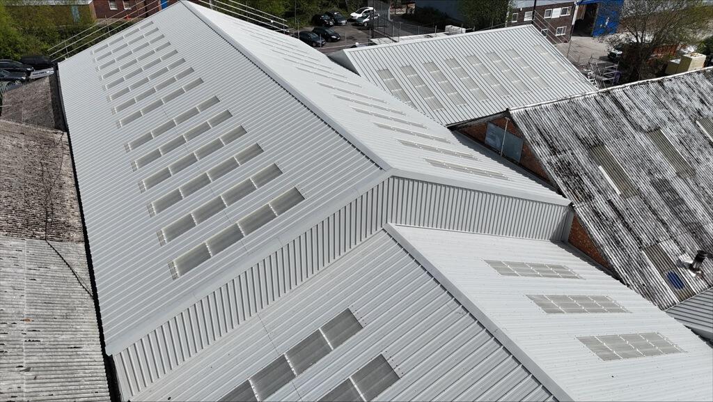 Entirely new roof