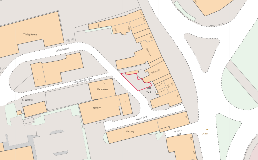 Main image of property: Land At Cass Yard, Union Street, Wakefield, West Yorkshire WF1 3AE