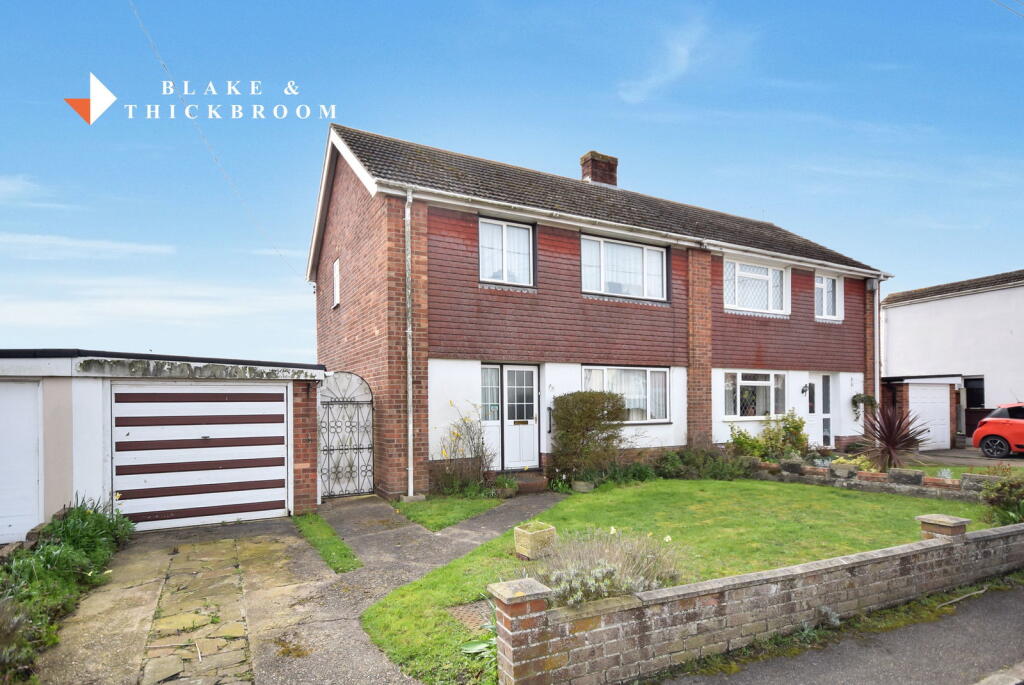 3-bed semi-detached on Manor Road, Great Holland, CO13 0JT, £300,000