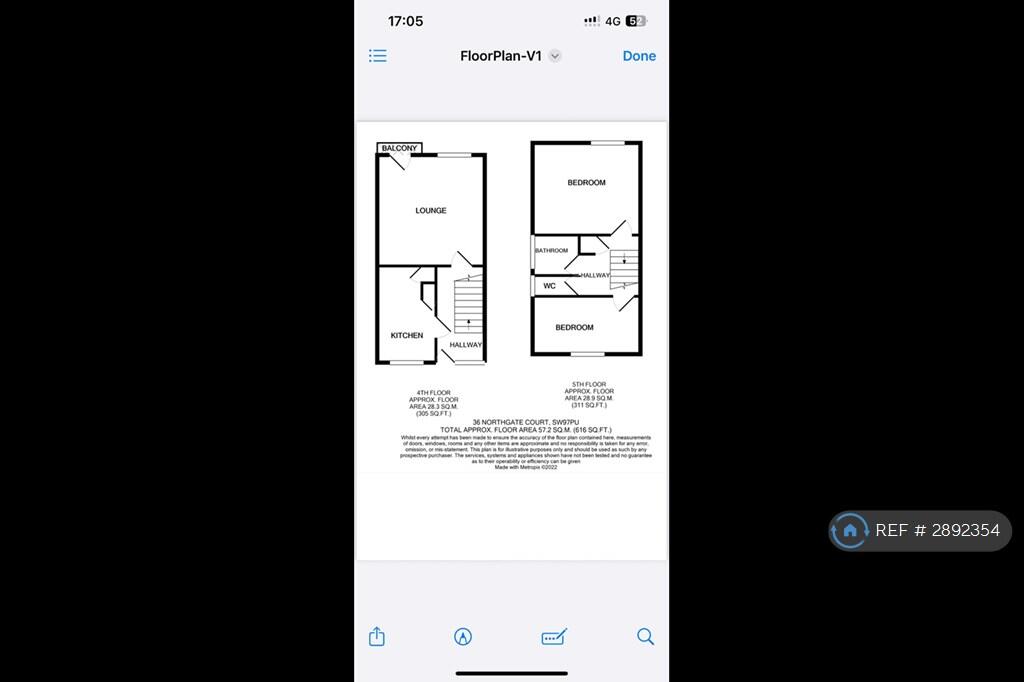 2 bedroom maisonette for rent