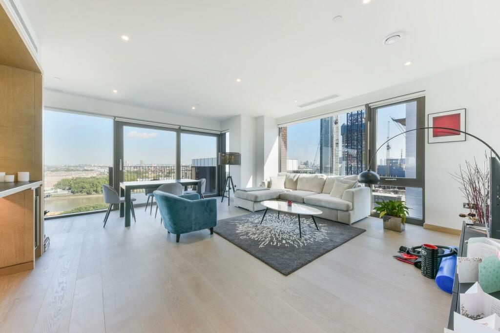 2-bed flat on Legacy Building, Embassy Gardens, Nine Elms, SW11, £1,750,000