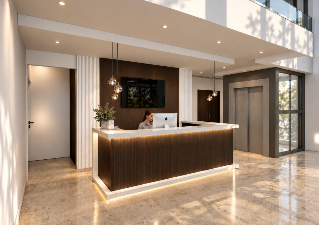 Reception (Image for illustration purposes only)