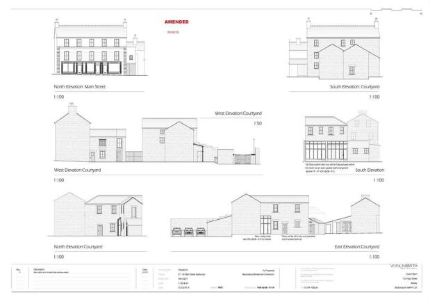 Proposed elevations