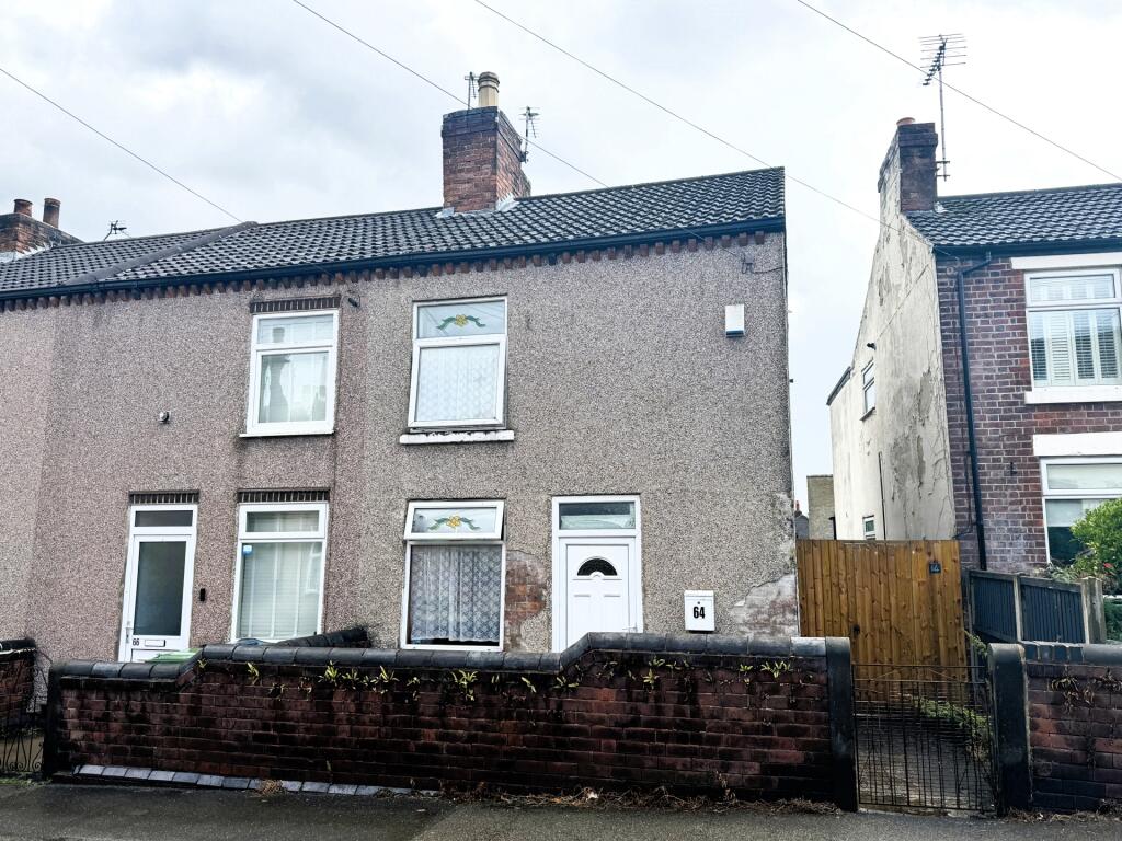 2-bed terraced on Birchwood Lane, Somercotes, DE55, £85,000