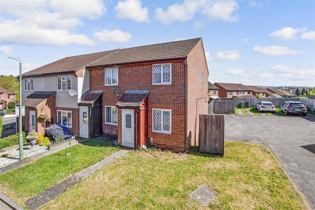 2-bed semi-detached on The Spillway, Maidstone, Kent, £240,000