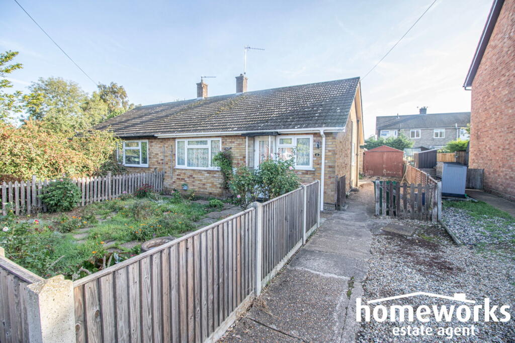 2-bed semi-detached on Johnson Close,Dereham,NR19 1PL, £180,000