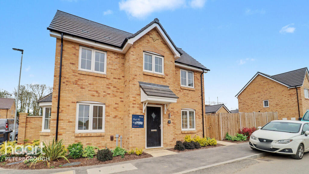 3-bed detached on Elder Brook Oundle, Alwalton, £350,000
