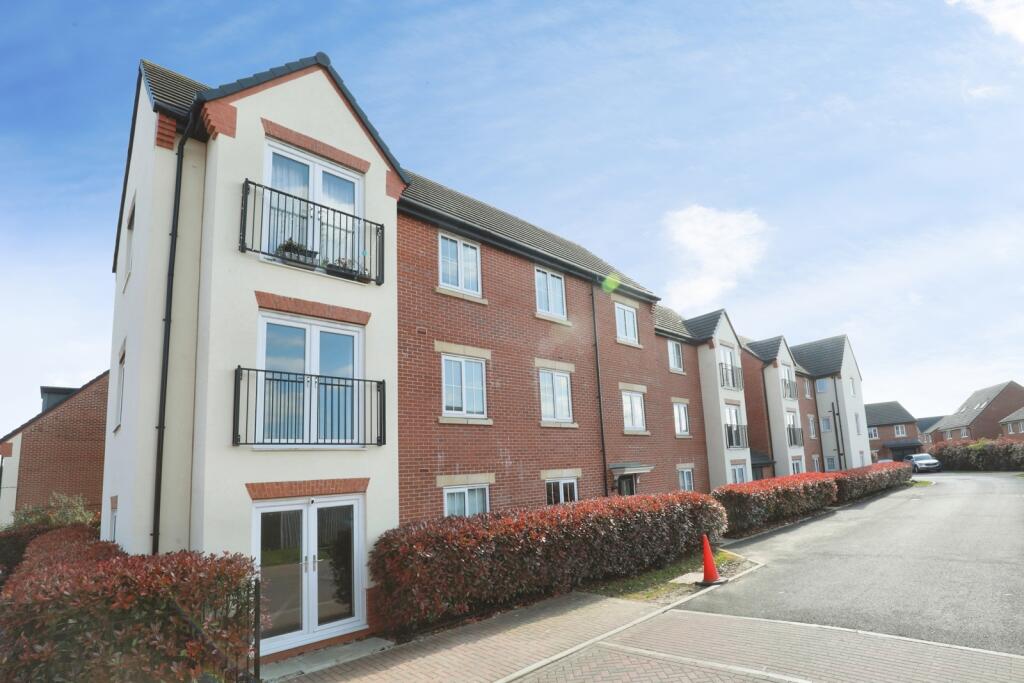 2-bed flat on Samuel Armstrong Way, CREWE, Cheshire, CW1, £130,000