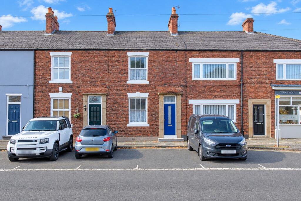 2-bed terraced on High Street, Wolviston, TS22, £190,000